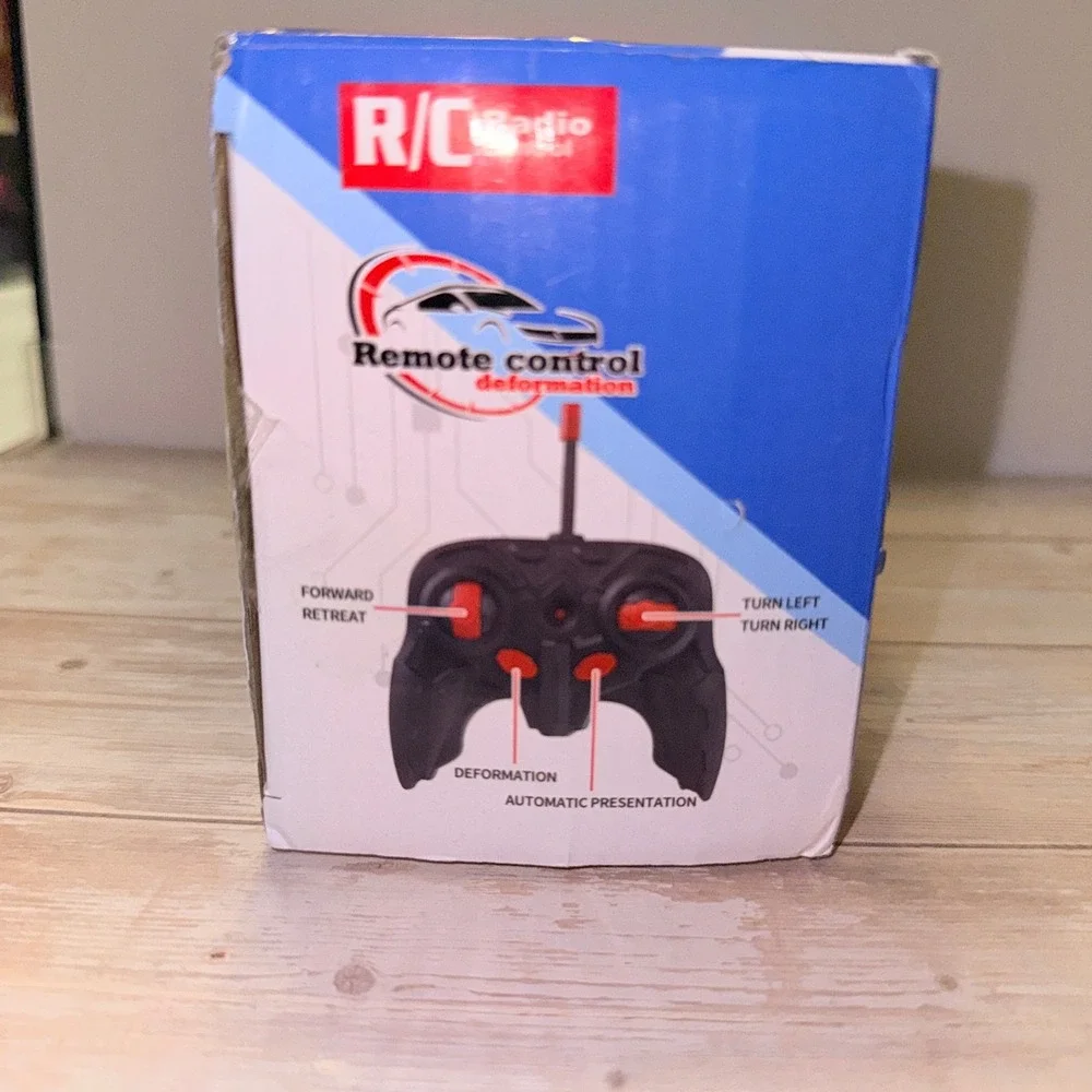 Deform Robot RC Car Kids 1:18 Blue NEW Transforming Sports Car NO.601